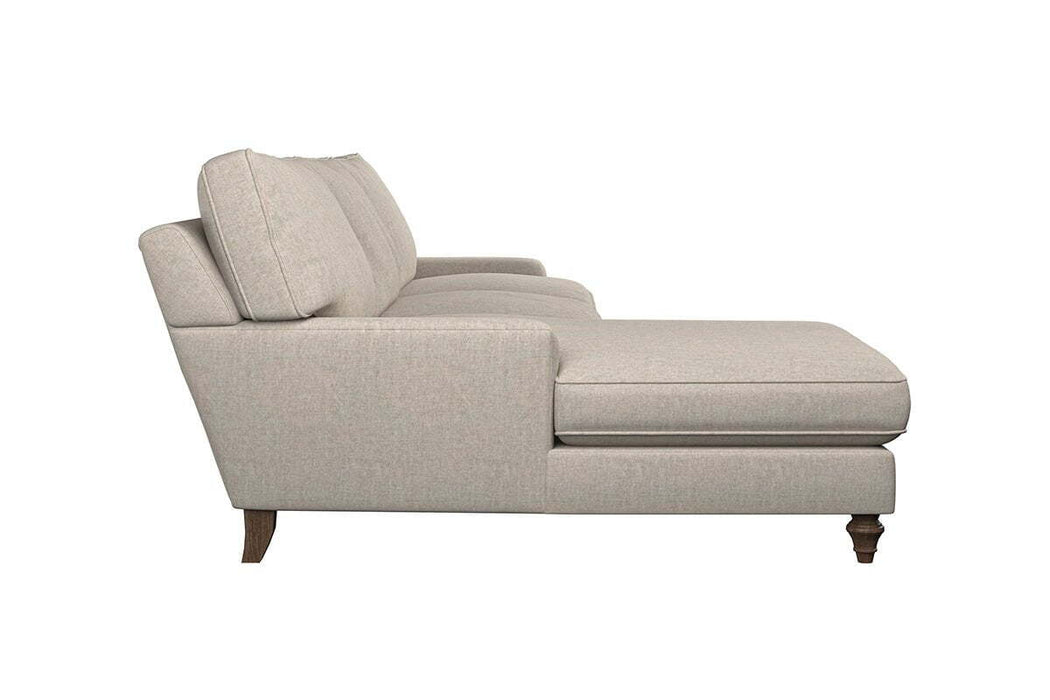 Marri Grand Left Hand Chaise Sofa - Brera Linen Pebble