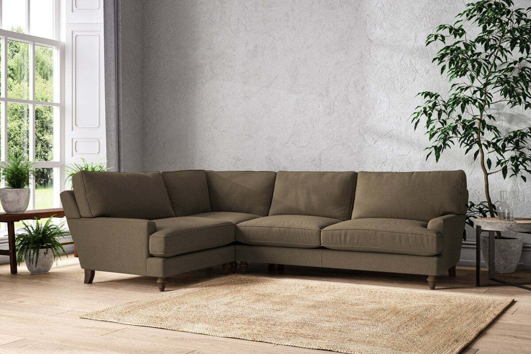 Marri Grand Left Hand Corner Sofa - Brera Linen Chestnut