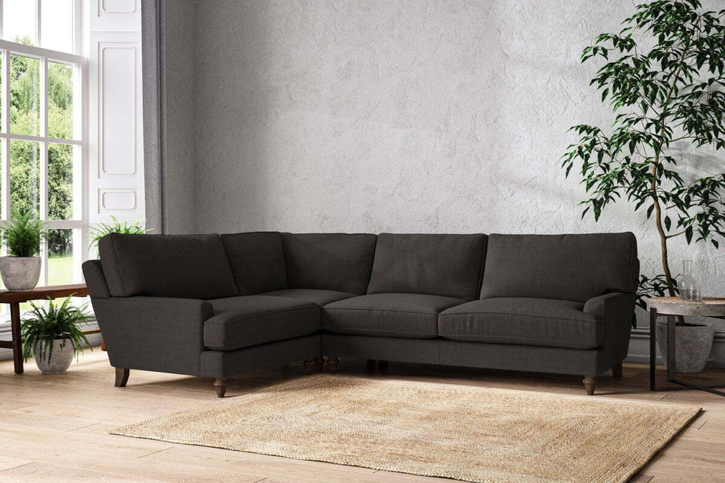 Marri Grand Left Hand Corner Sofa - Brera Linen Espresso