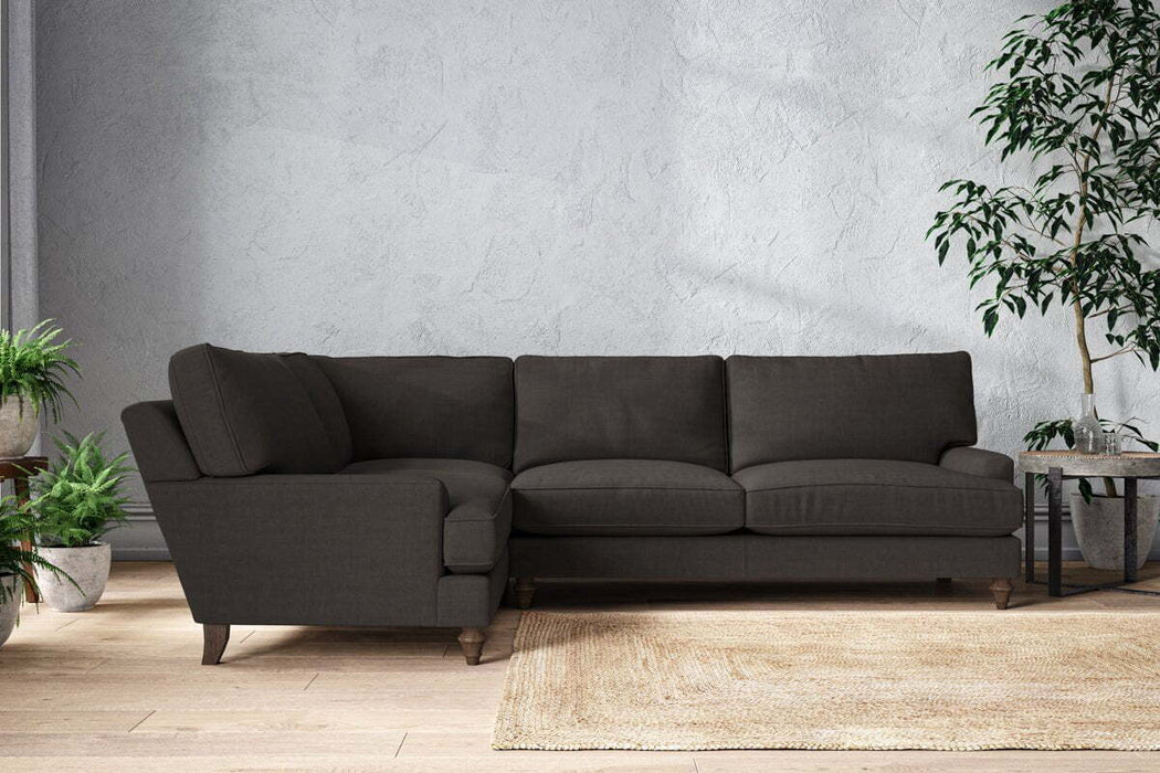 Marri Grand Left Hand Corner Sofa - Brera Linen Espresso