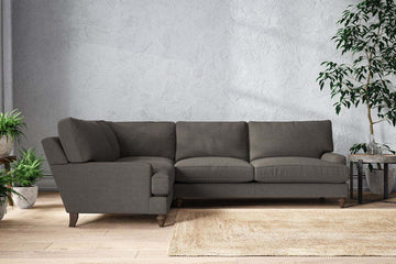 Marri Grand Left Hand Corner Sofa - Brera Linen Granite