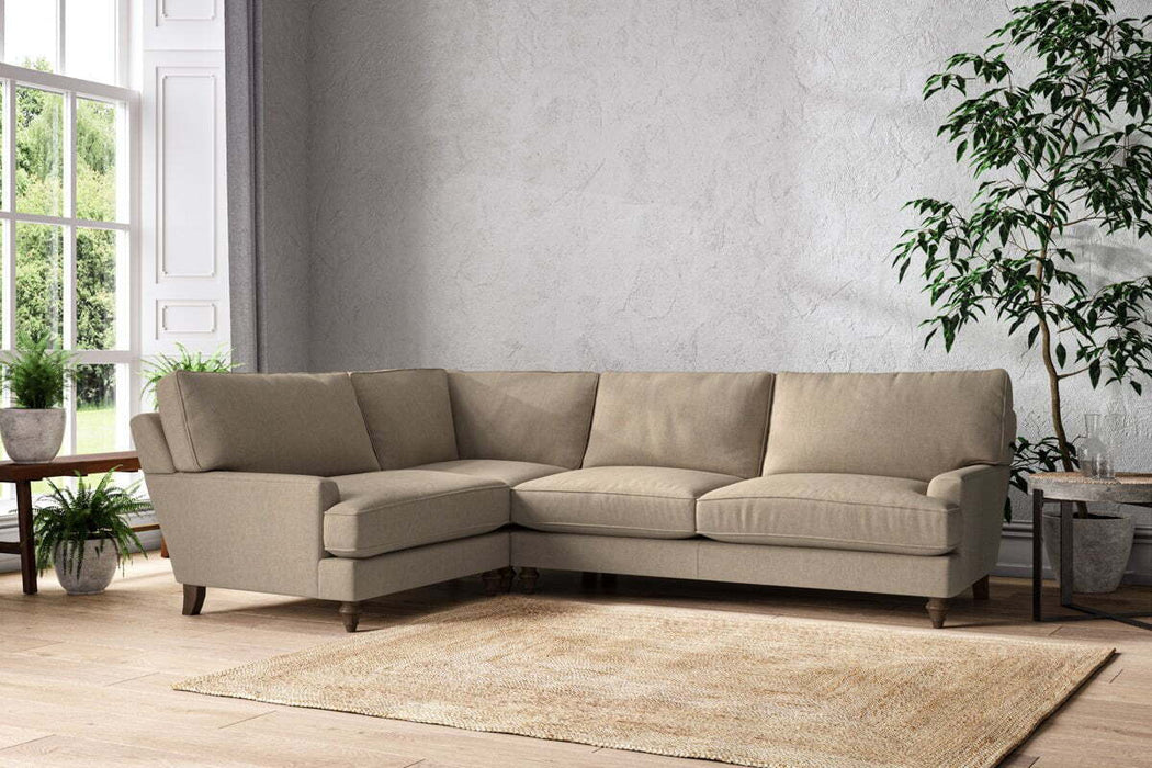 Marri Grand Left Hand Corner Sofa - Brera Linen Pebble