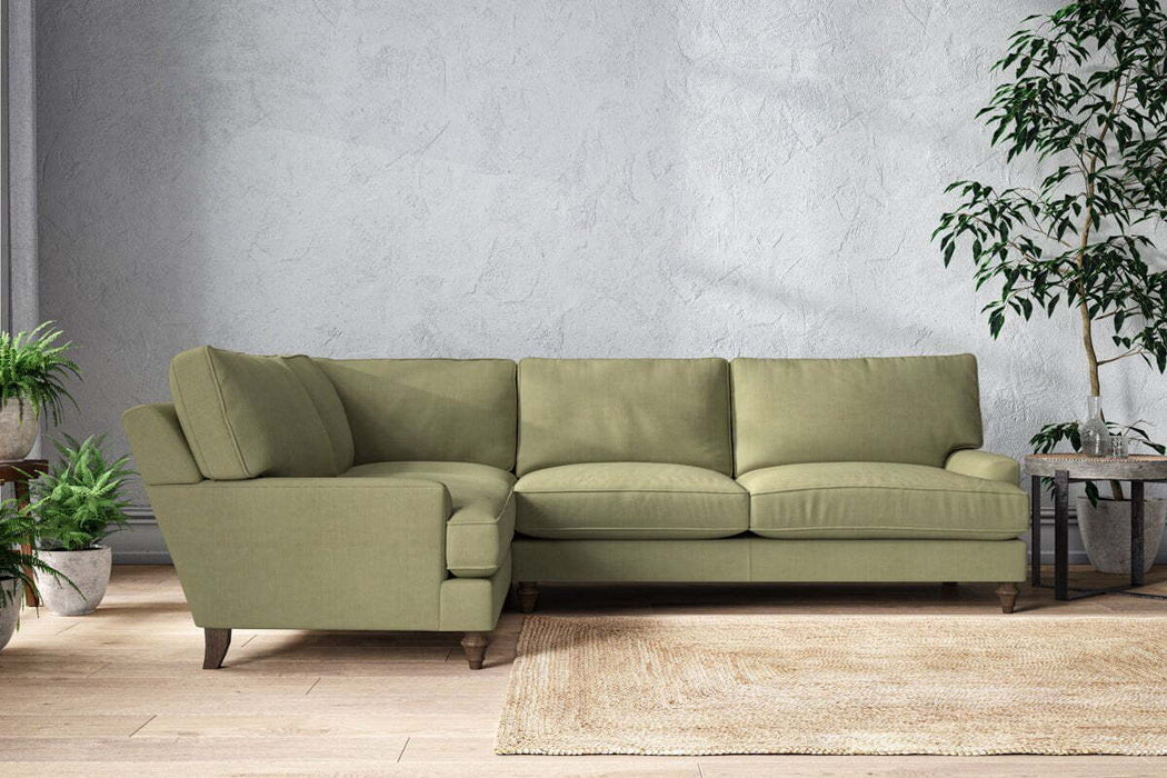 Marri Grand Left Hand Corner Sofa - Brera Linen Sage