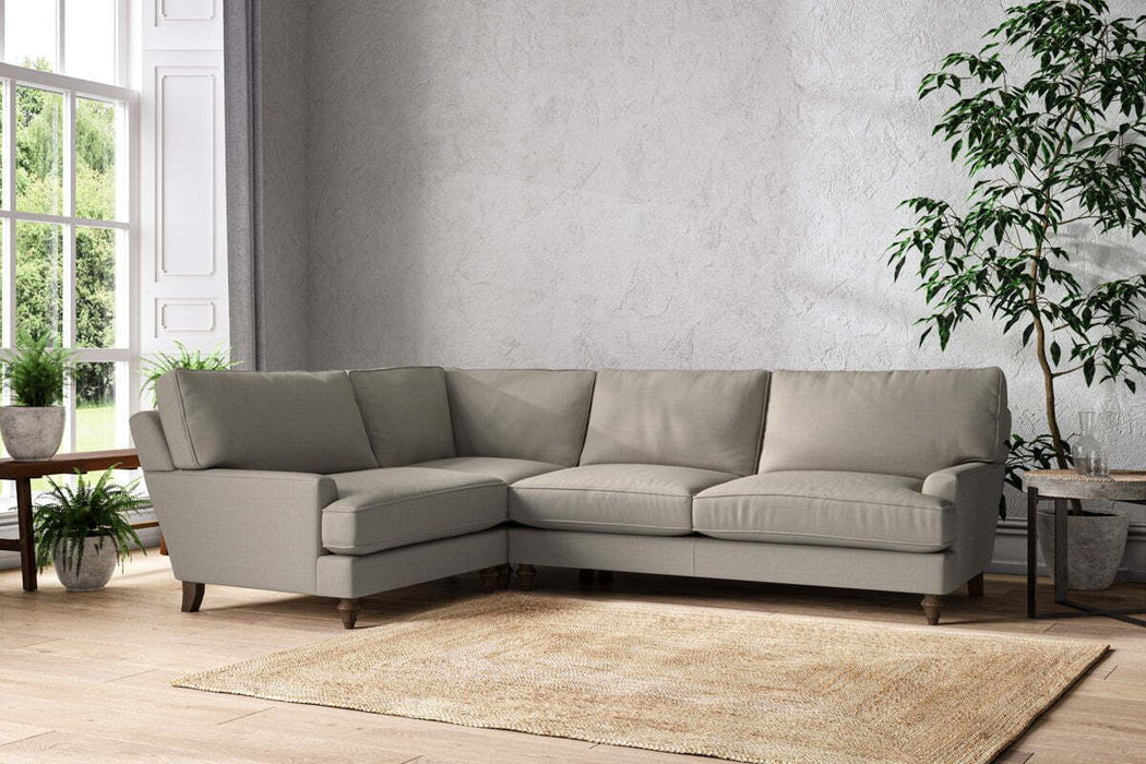 Marri Grand Left Hand Corner Sofa - Recycled Cotton Flax