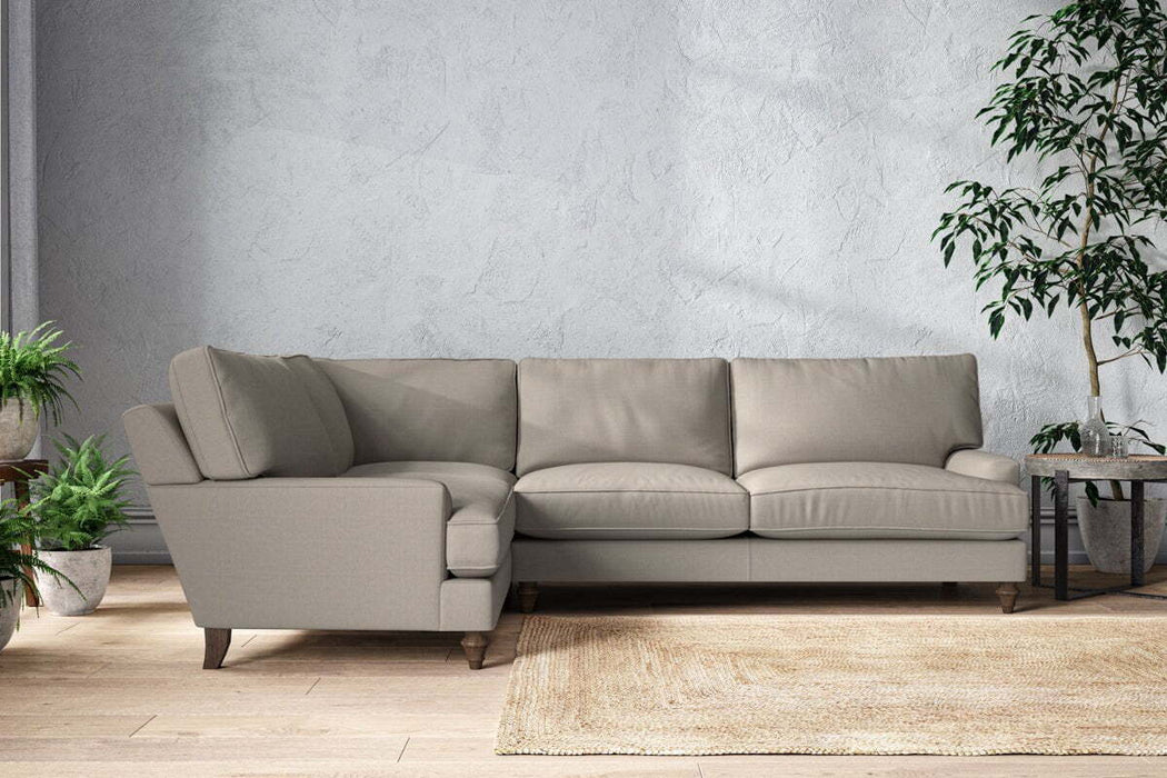 Marri Grand Left Hand Corner Sofa - Recycled Cotton Flax