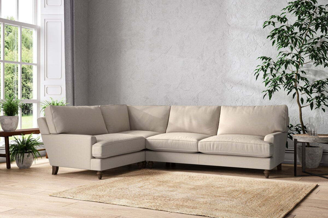 Marri Grand Left Hand Corner Sofa - Recycled Cotton Natural