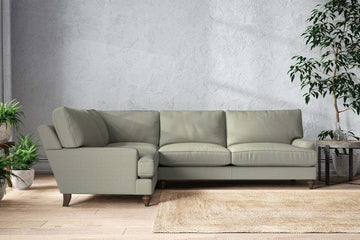 Marri Grand Left Hand Corner Sofa - Recycled Cotton Seaspray