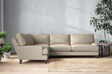 Marri Grand Left Hand Corner Sofa - Recycled Cotton Stone