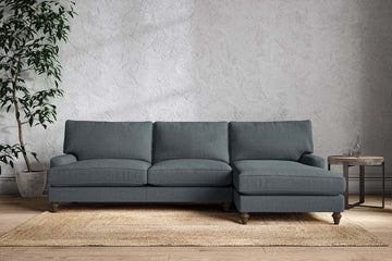 Marri Grand Right Hand Chaise Sofa - Brera Linen Dusk