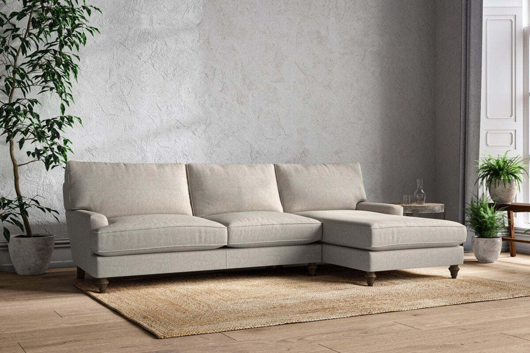 Marri Grand Right Hand Chaise Sofa Brera Linen Natural
