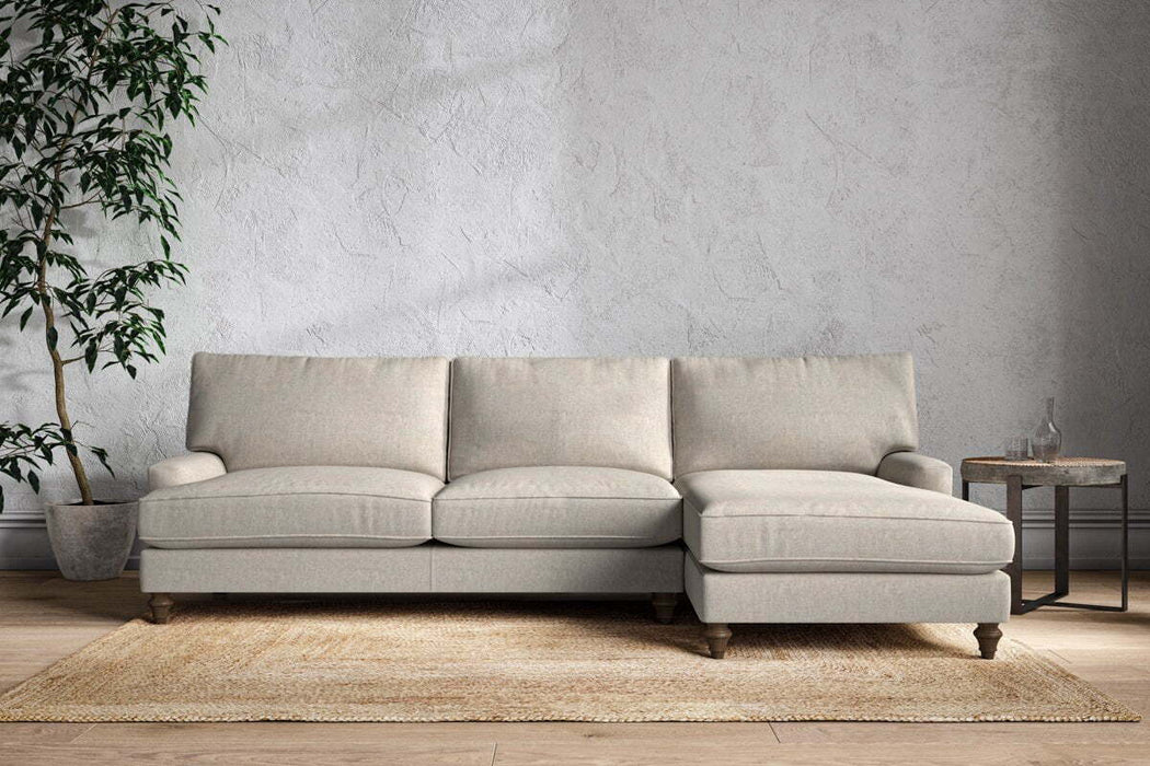 Marri Grand Right Hand Chaise Sofa Brera Linen Natural