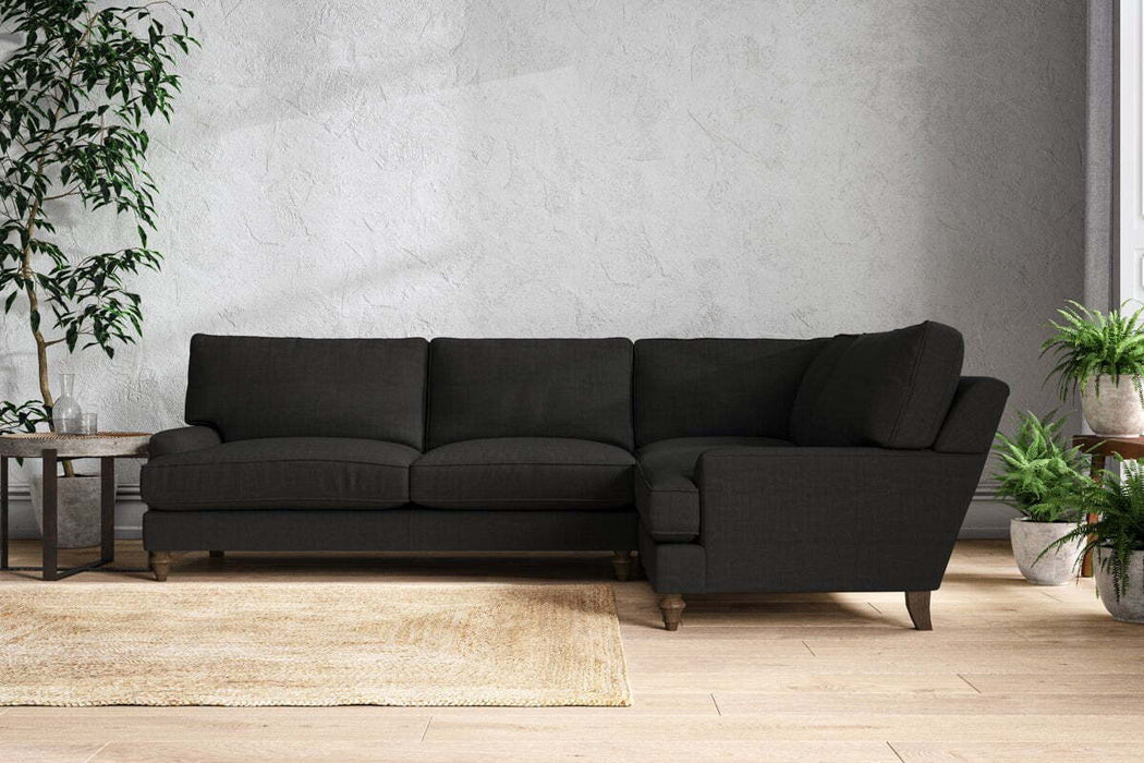 Marri Grand Right Hand Corner Sofa - Brera Linen Charcoal