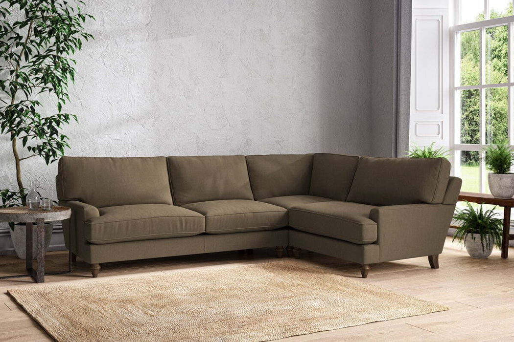 Marri Grand Right Hand Corner Sofa - Brera Linen Chestnut