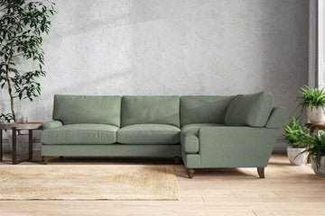 Marri Grand Right Hand Corner Sofa - Brera Linen Jade