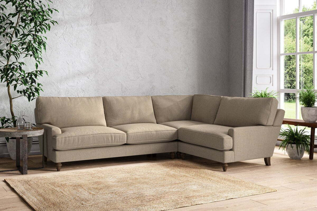 Marri Grand Right Hand Corner Sofa - Brera Linen Pebble