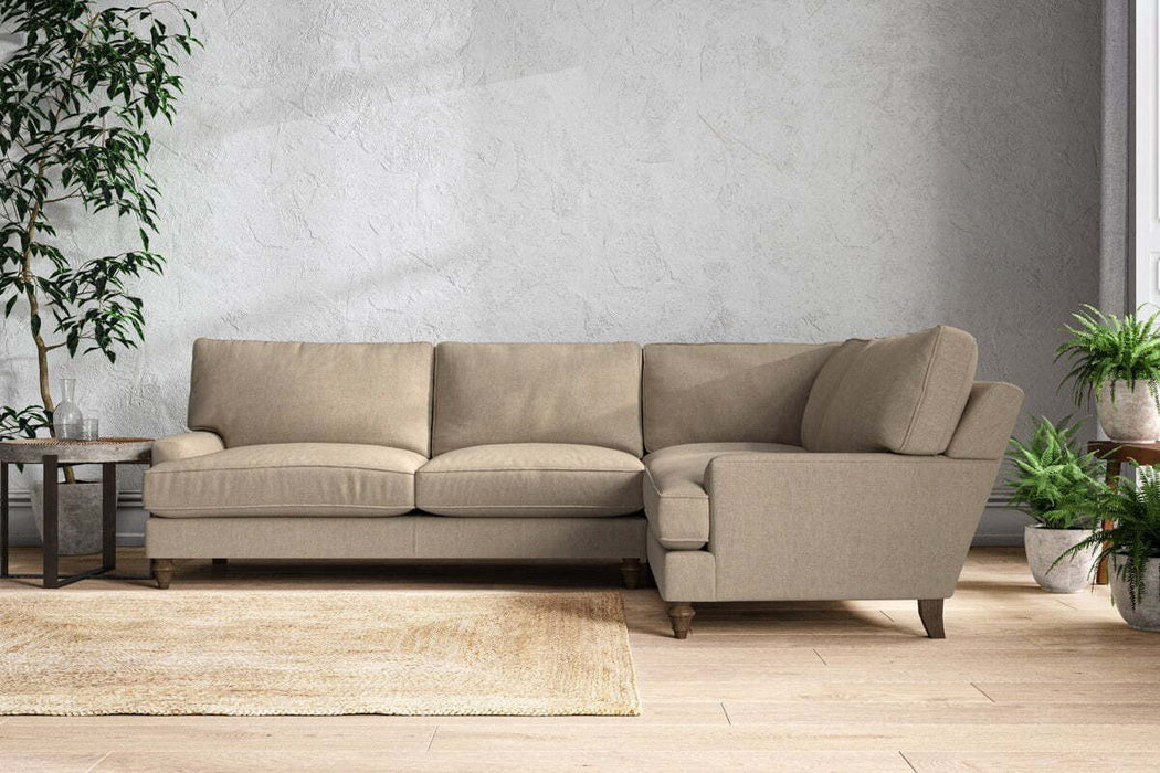 Marri Grand Right Hand Corner Sofa - Brera Linen Pebble