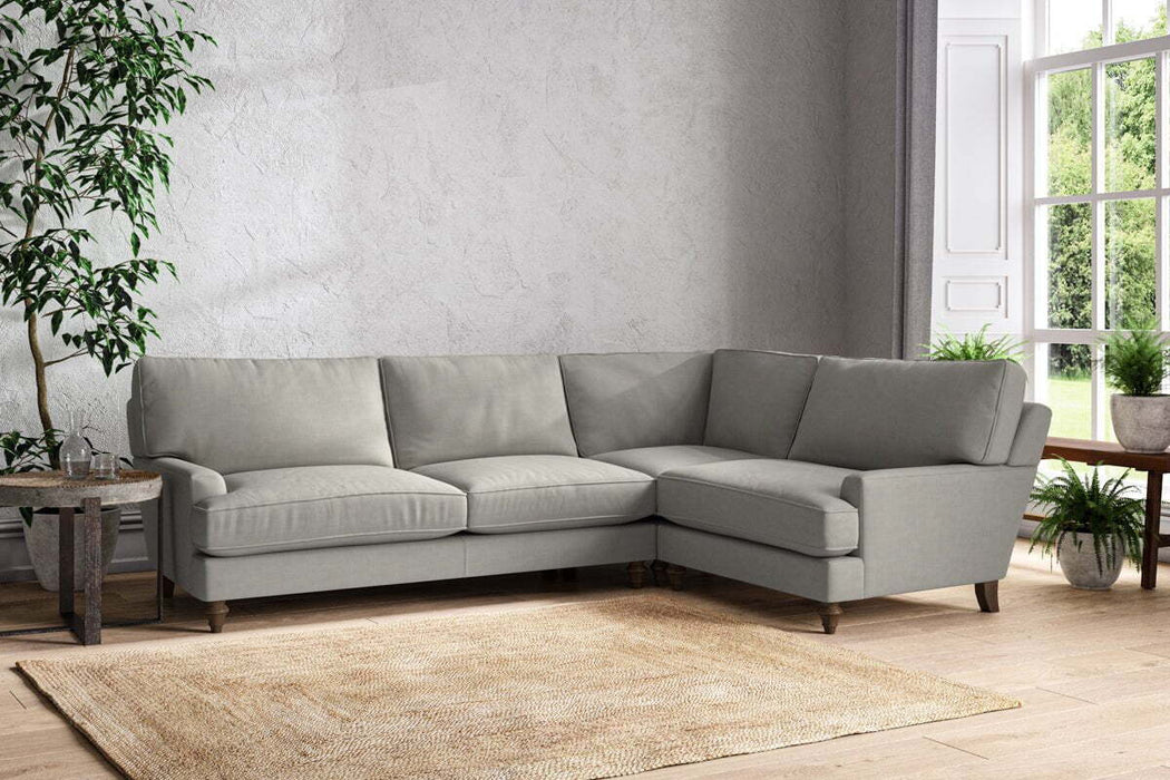 Marri Grand Right Hand Corner Sofa - Brera Linen Smoke