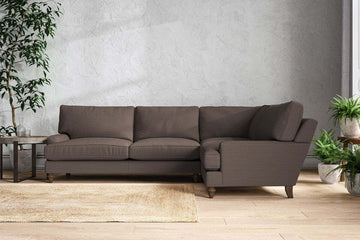 Marri Grand Right Hand Corner Sofa - Recycled Cotton Mocha