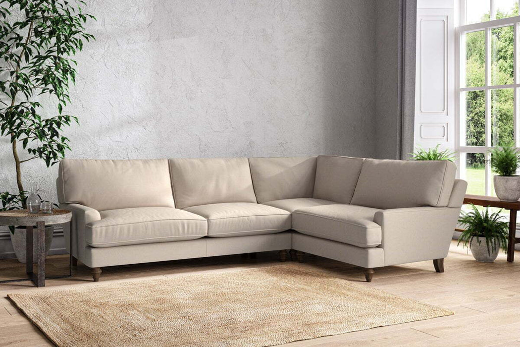 Marri Grand Right Hand Corner Sofa - Recycled Cotton Natural