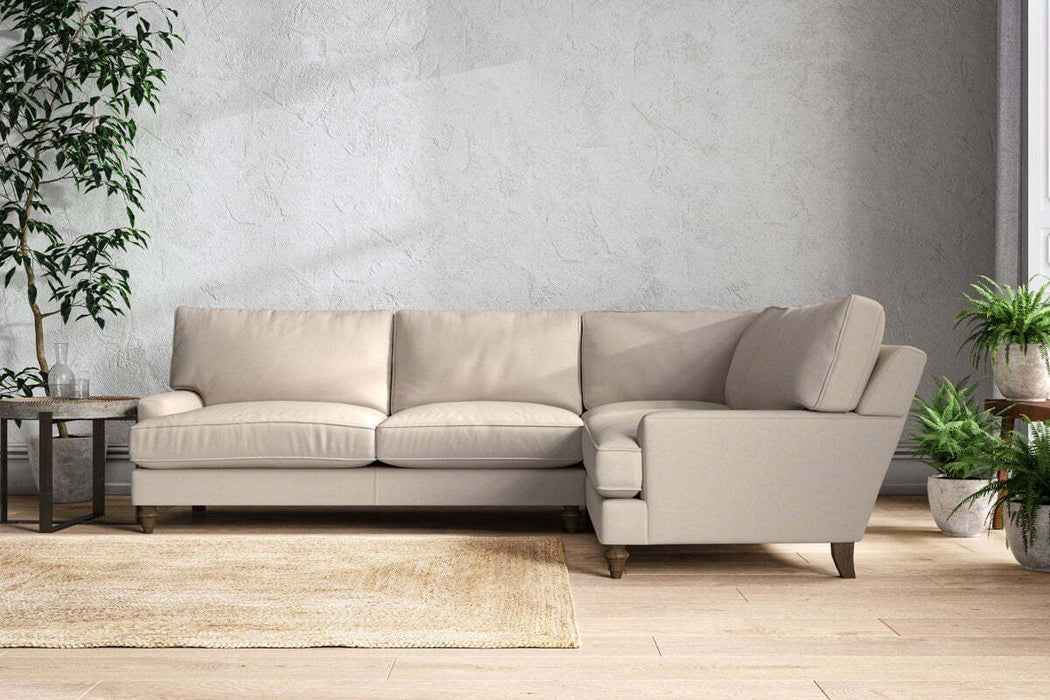 Marri Grand Right Hand Corner Sofa - Recycled Cotton Natural