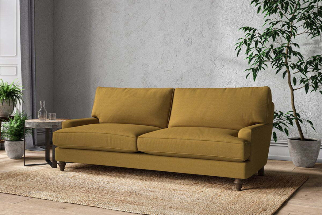 Marri Grand Sofa - Recycled Cotton Ochre