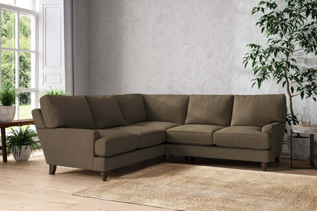 Marri Large Corner Sofa - Brera Linen Chestnut