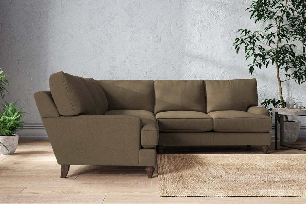 Marri Large Corner Sofa - Brera Linen Chestnut