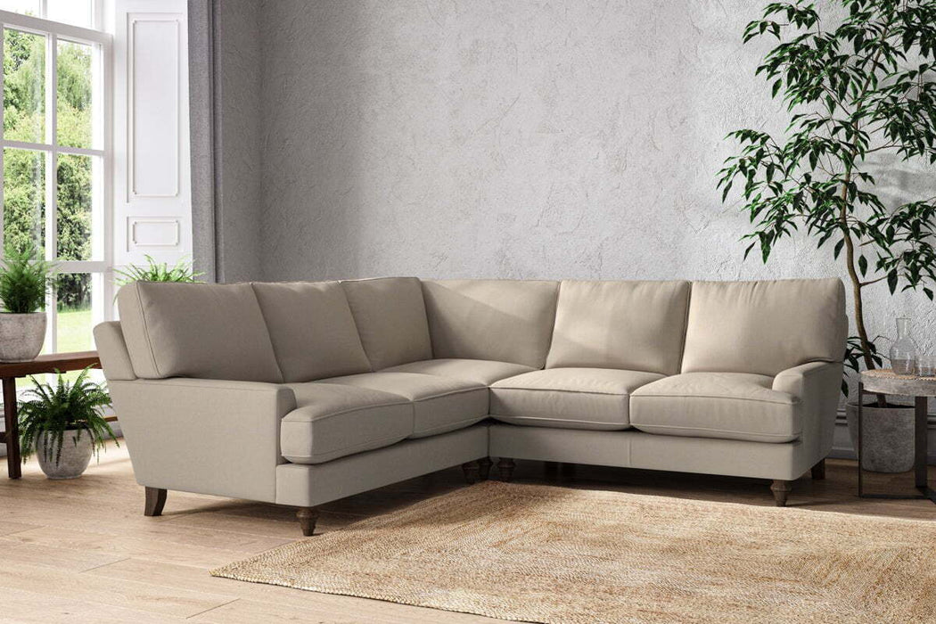 Marri Large Corner Sofa - Recycled Cotton Stone