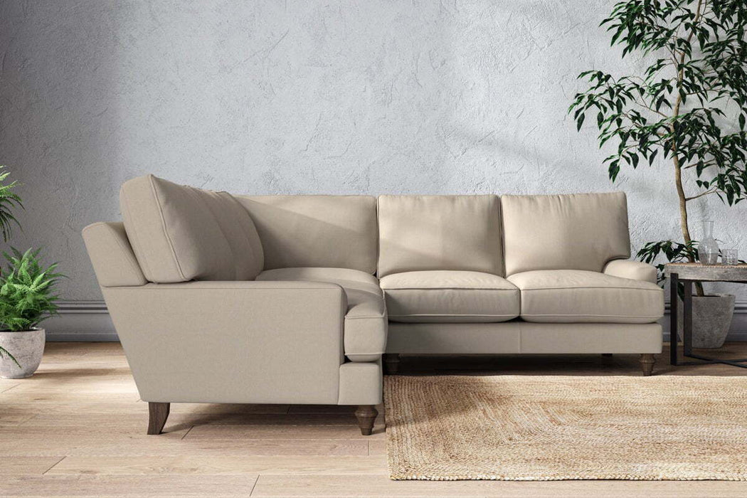 Marri Large Corner Sofa - Recycled Cotton Stone