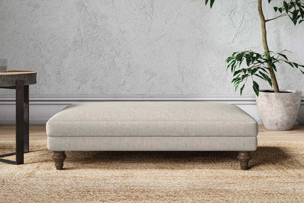 Marri Large Footstool Brera Linen Natural