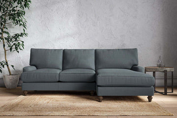 Marri Large Right Hand Chaise Sofa - Brera Linen Dusk