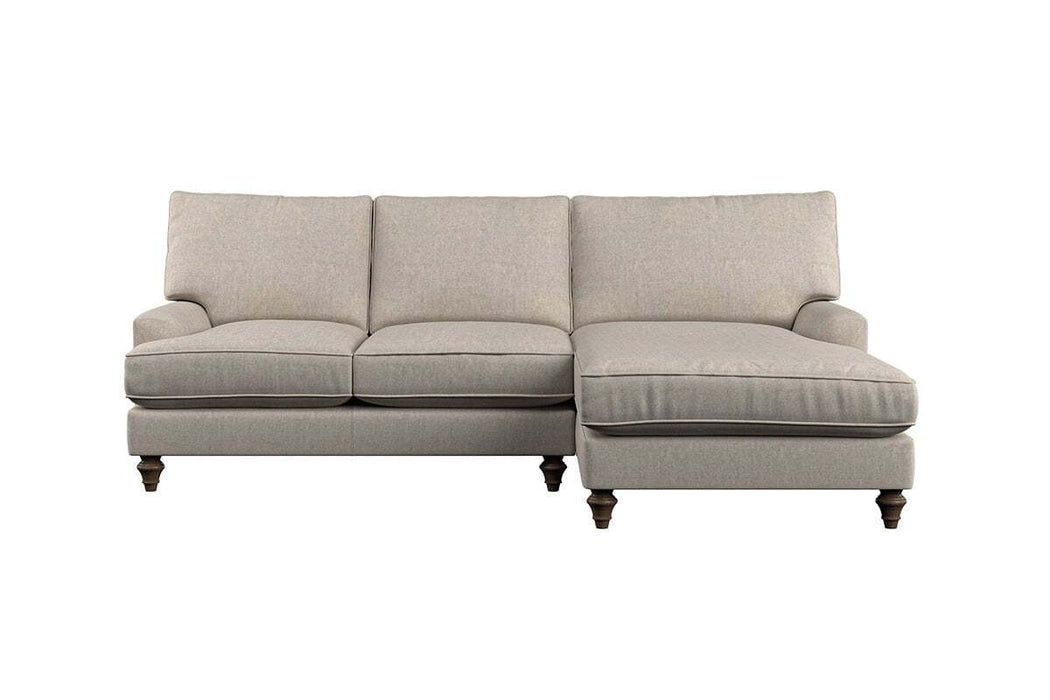 Marri Large Right Hand Chaise Sofa - Brera Linen Jade