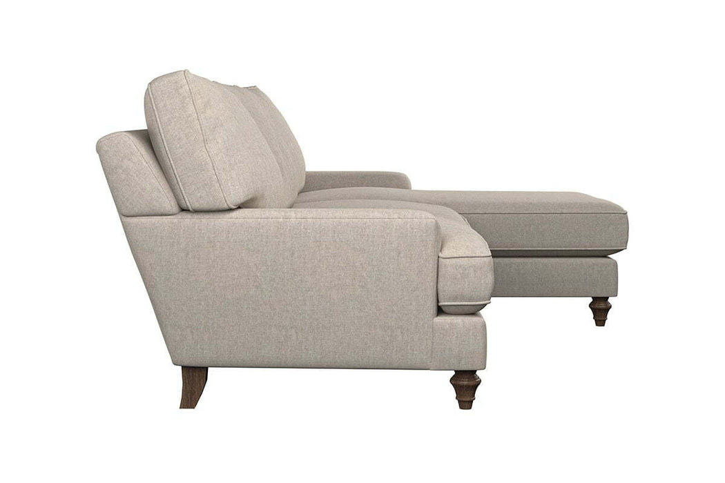 Marri Large Right Hand Chaise Sofa - Brera Linen Jade