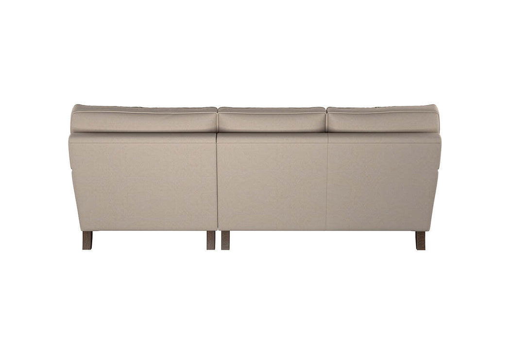 Marri Large Right Hand Chaise Sofa - Recycled Cotton Flax