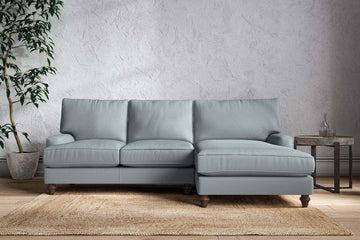 Marri Large Right Hand Chaise Sofa - Recycled Cotton Horizon