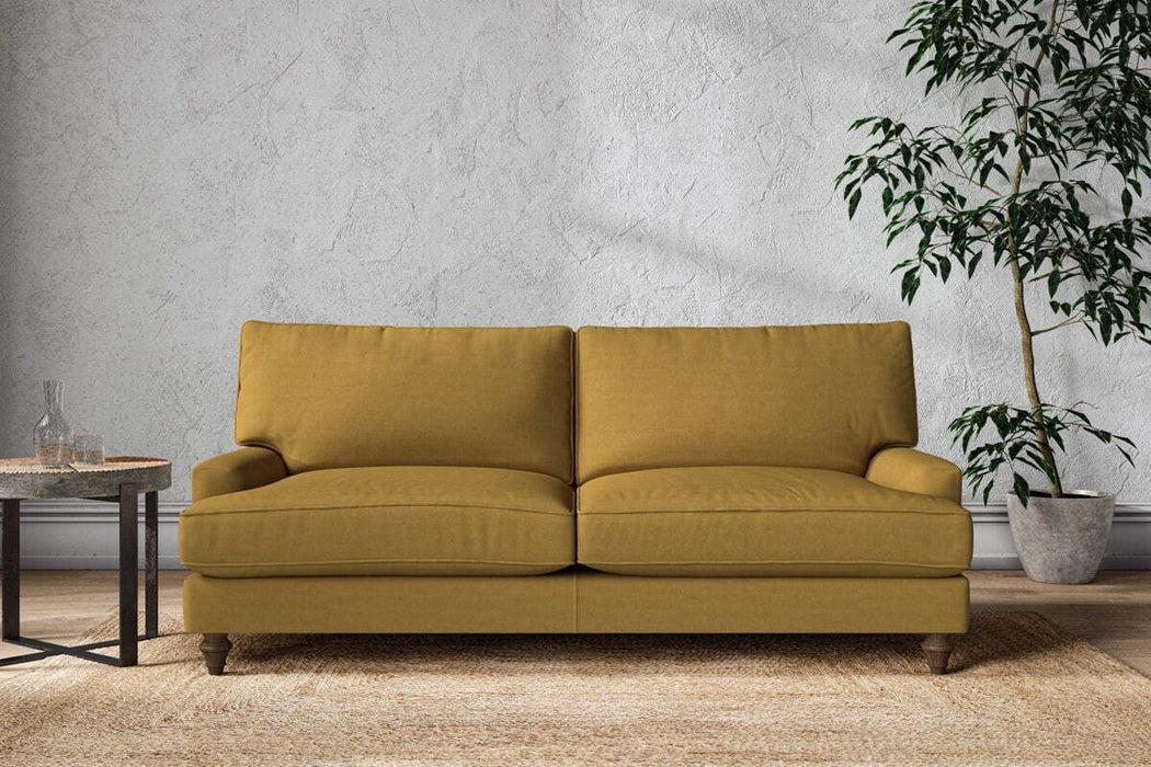 Marri Large Sofa - Recycled Cotton Ochre