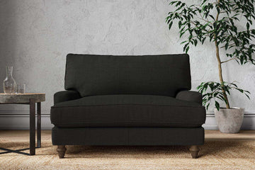 Marri Love Seat - Brera Linen Charcoal
