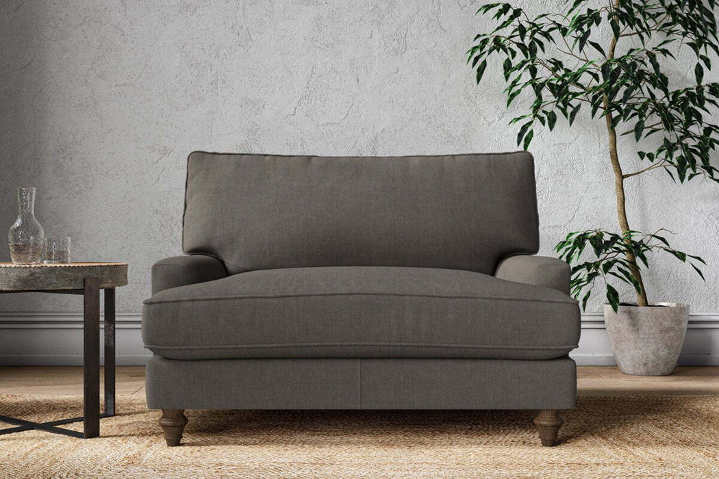 Marri Love Seat - Brera Linen Granite