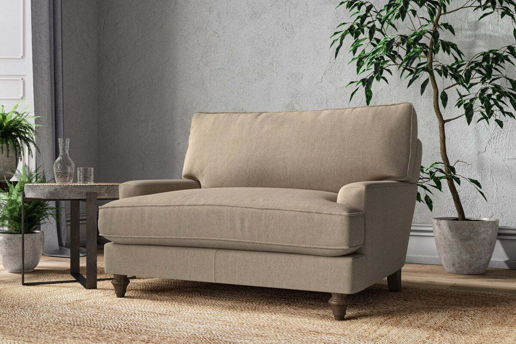 Marri Love Seat - Brera Linen Pebble