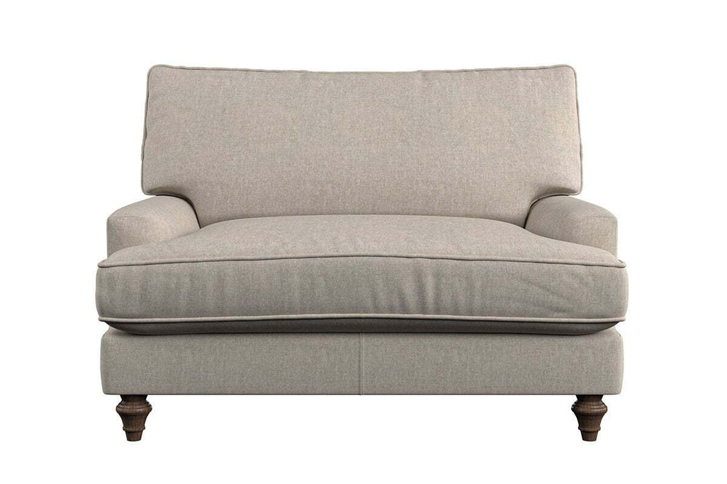 Marri Love Seat - Brera Linen Pebble