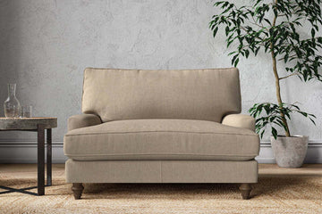 Marri Love Seat - Brera Linen Pebble