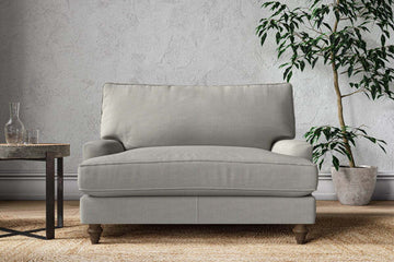 Marri Love Seat - Brera Linen Smoke