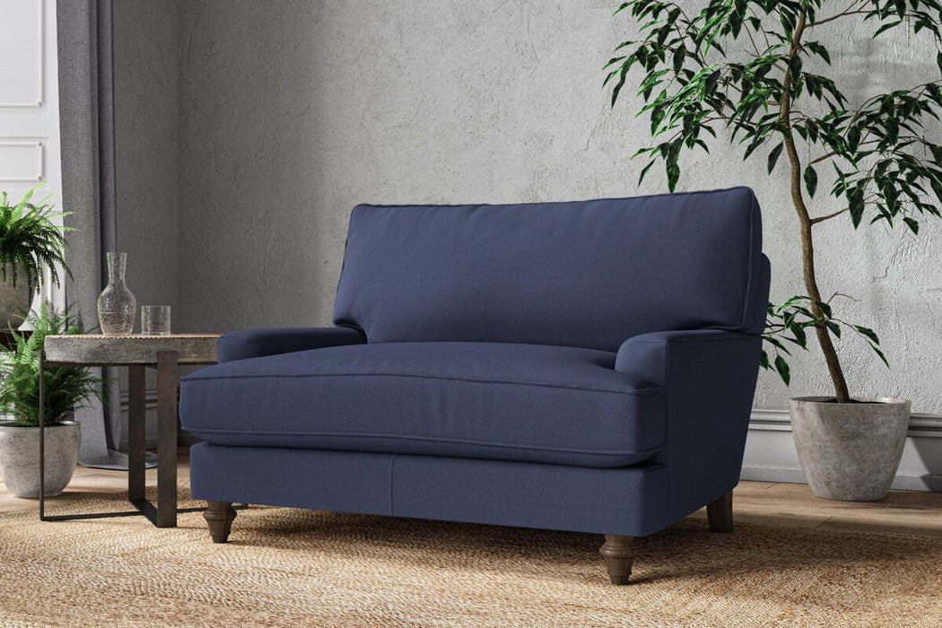 Marri Love Seat - Recycled Cotton Navy