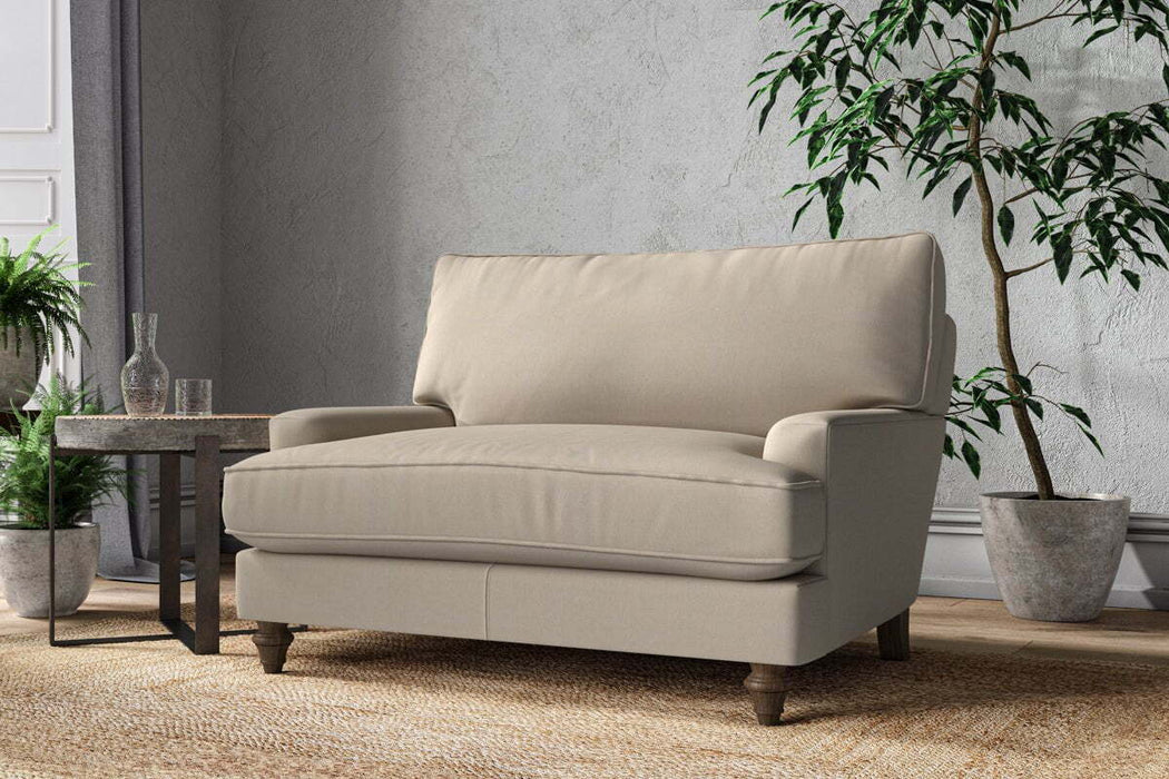 Marri Love Seat - Recycled Cotton Stone