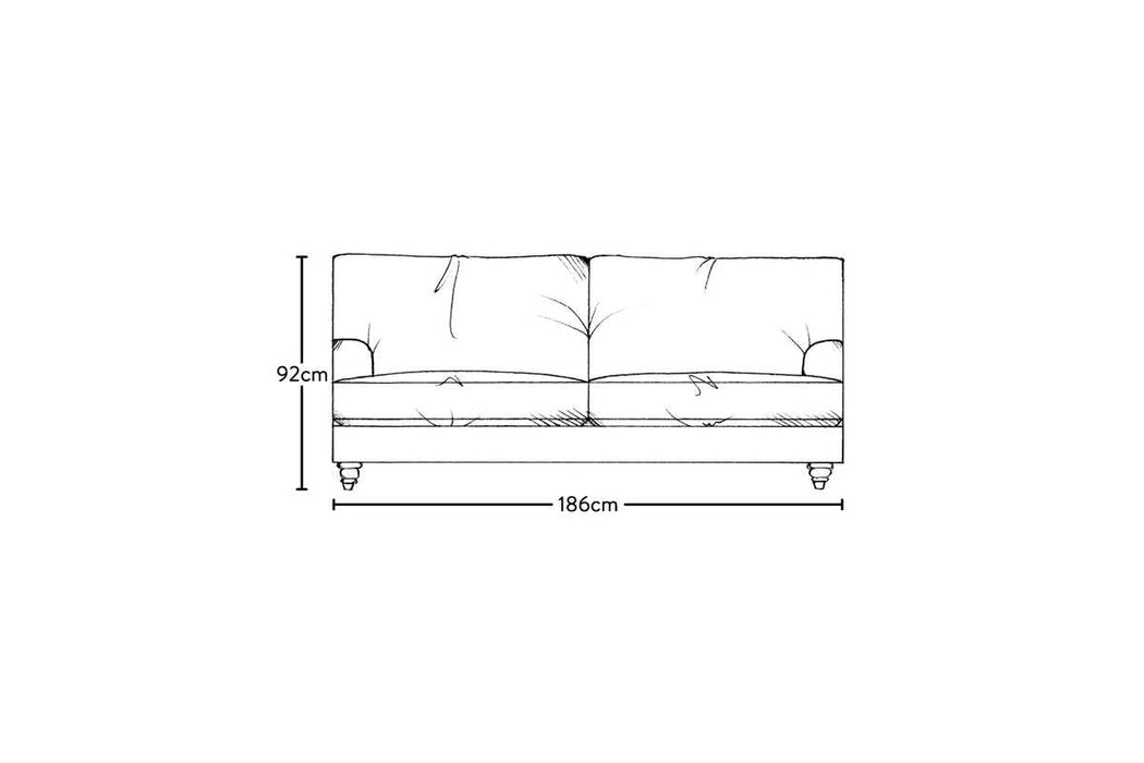 Marri Medium Sofa - Brera Linen Sage