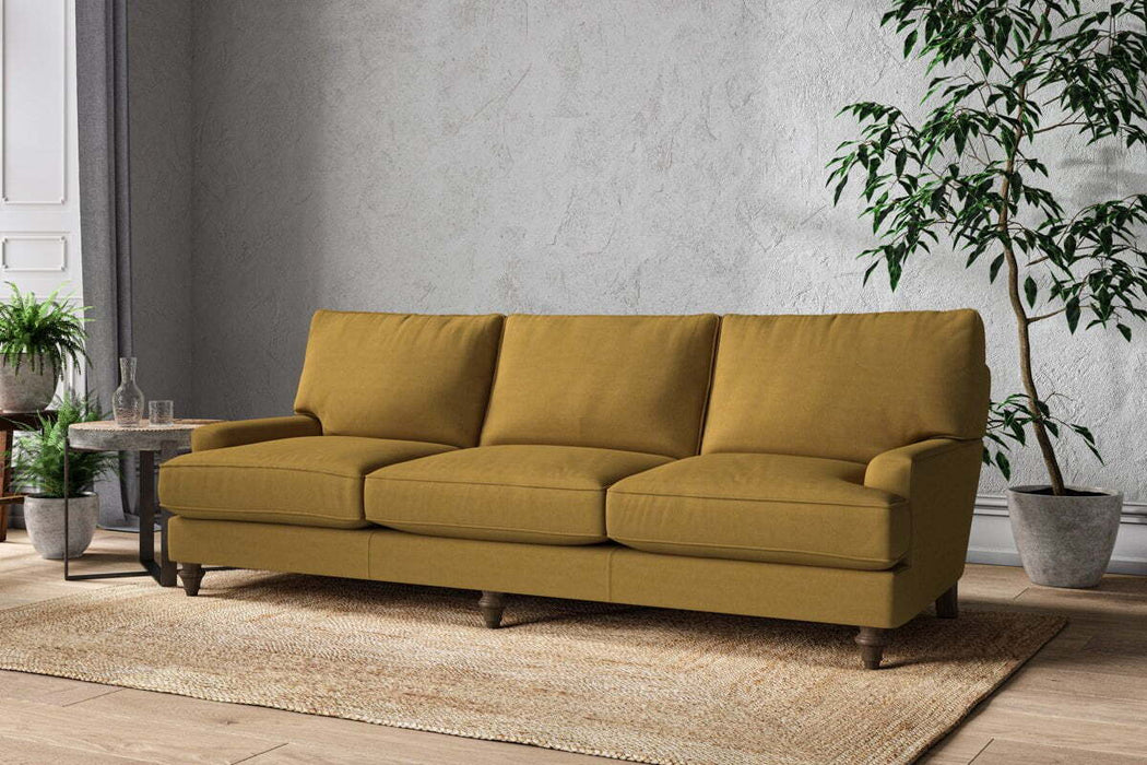Marri Super Grand Sofa - Recycled Cotton Ochre