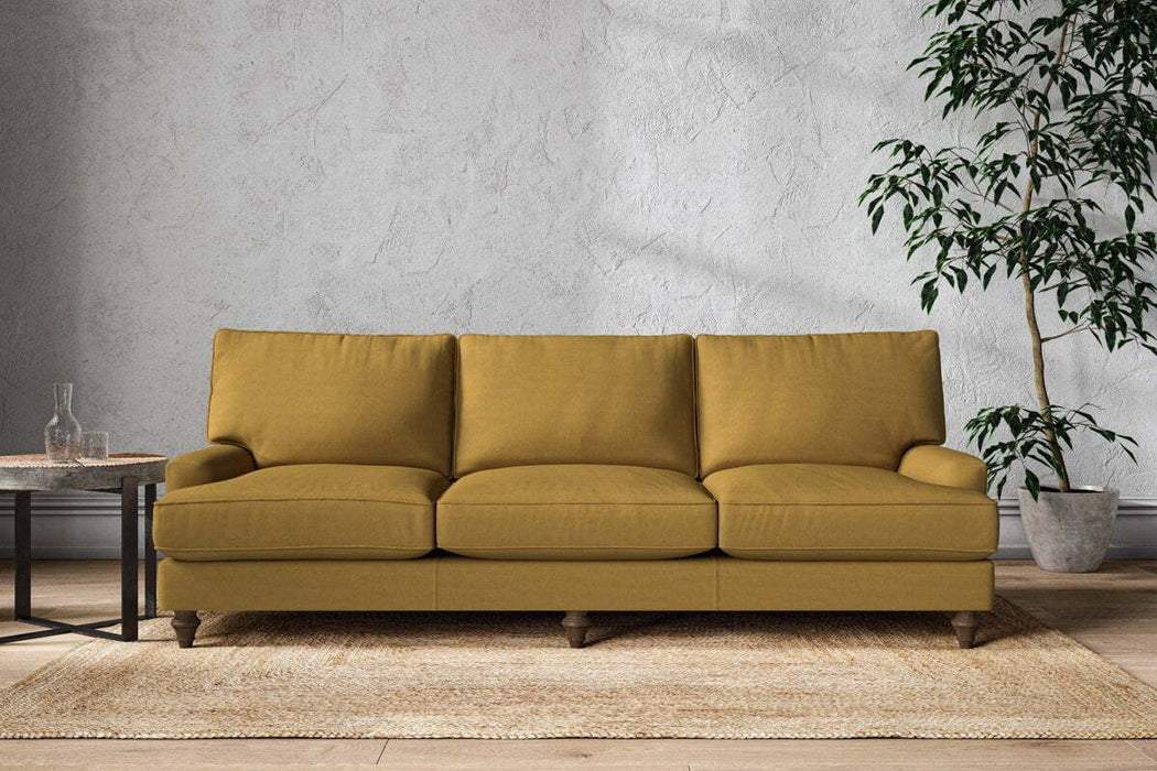 Marri Super Grand Sofa - Recycled Cotton Ochre