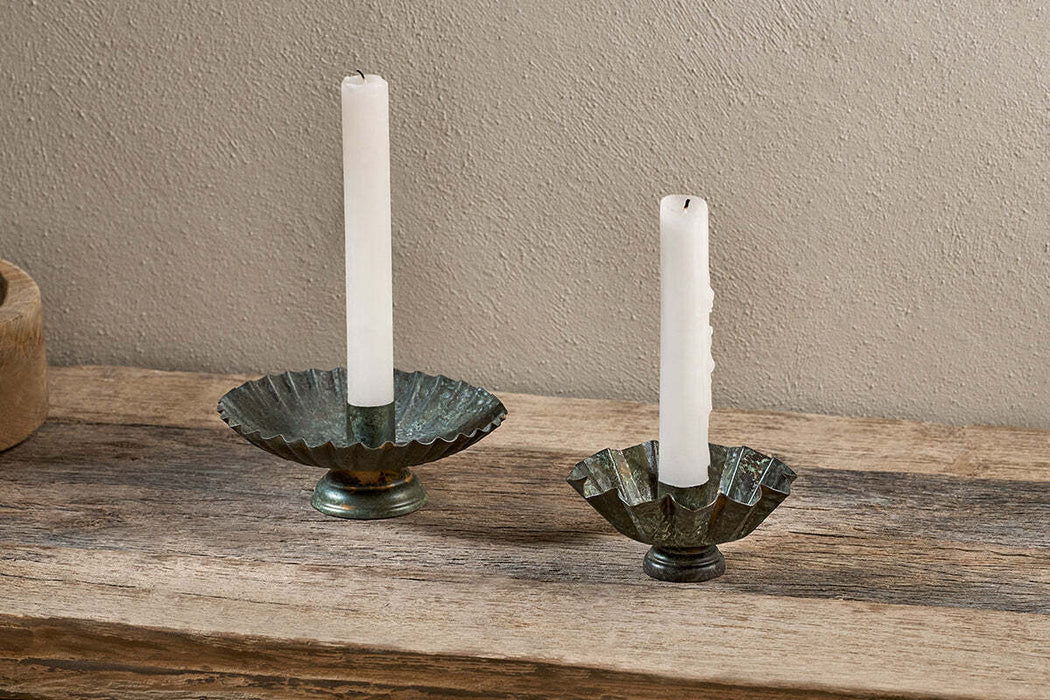Matu Candle Holder Antique Patina