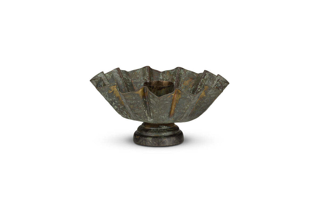Matu Candle Holder Antique Patina