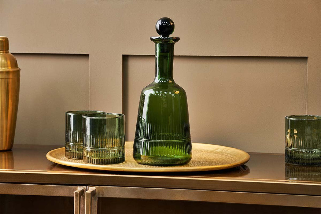Mila Decanter Dark Emerald